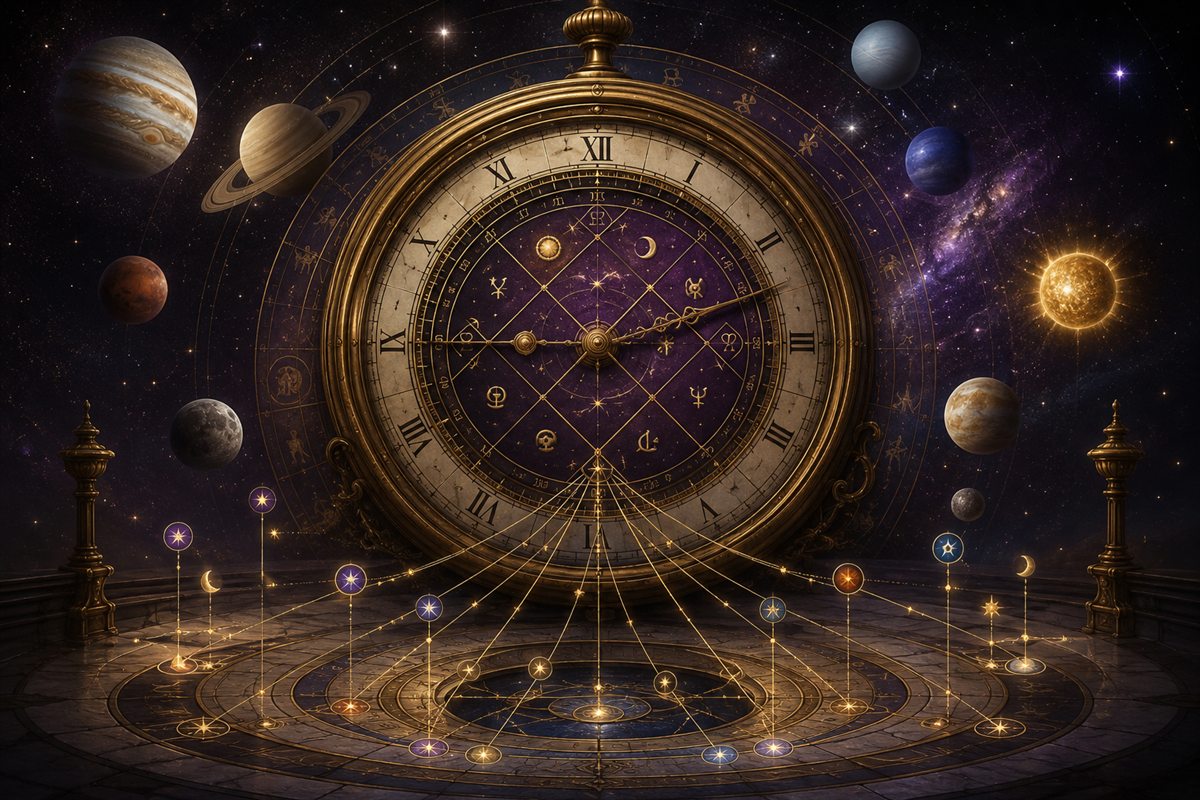 Birth Time Rectification consultation setting and symbolic materials